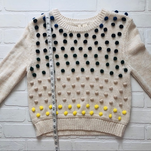 SALE! Anthropologie MOTH Pom Pom Sweater - Picture 5 of 8